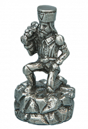 Bergmann kniend klein